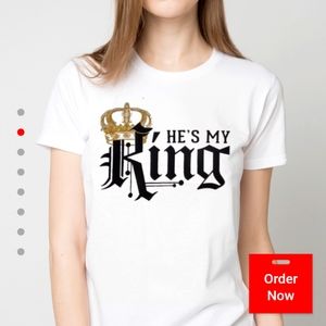 His and hers matching 😍 T-shirts